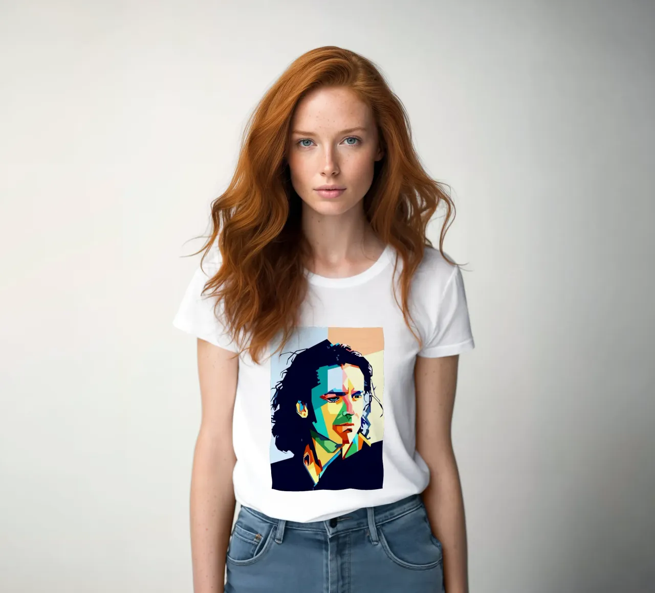 Steve Hogarth Popart WPAP t-shirt da donna da SW Artwork