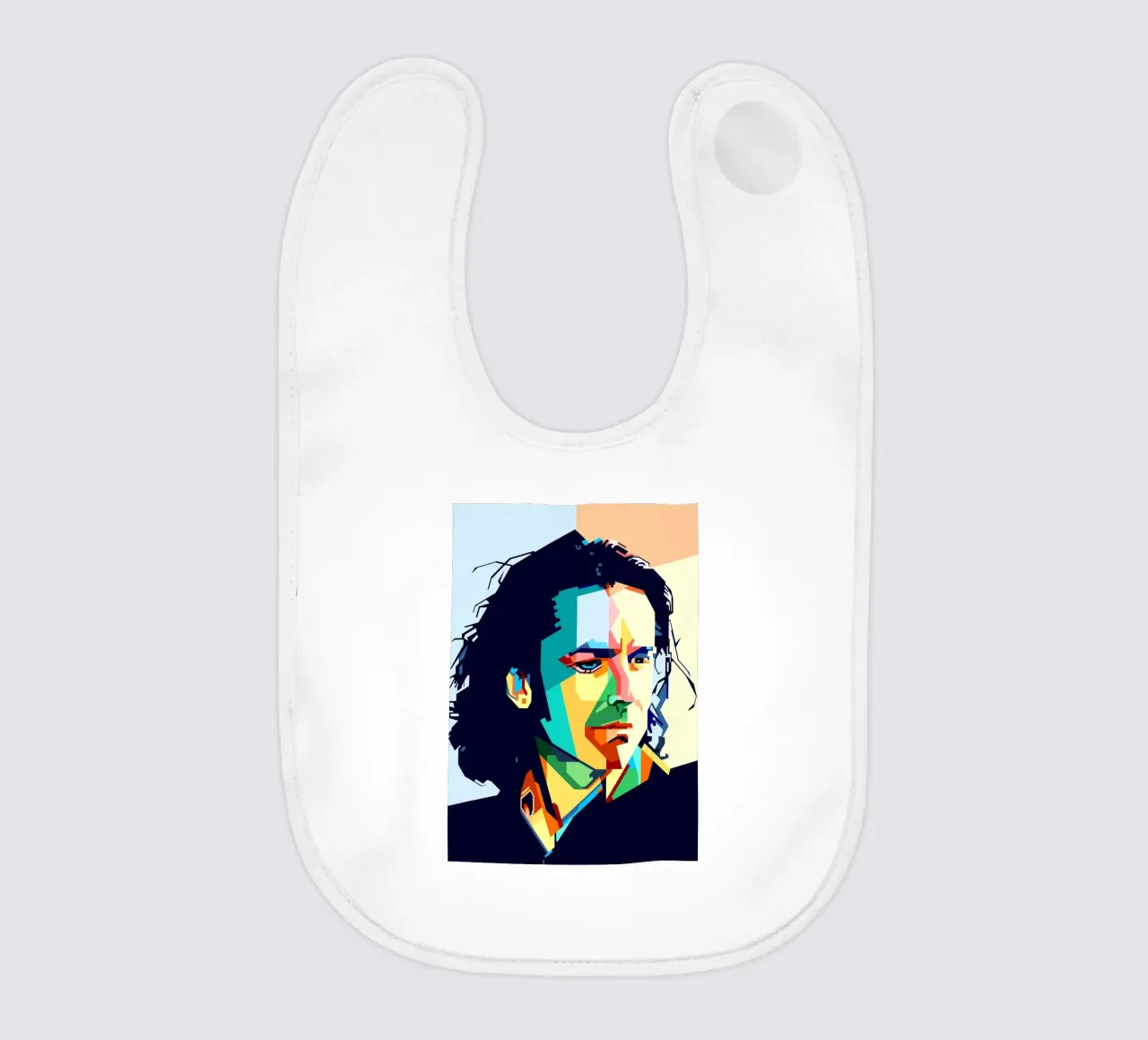 Steve Hogarth Popart WPAP Babylätzchen von SW Artwork