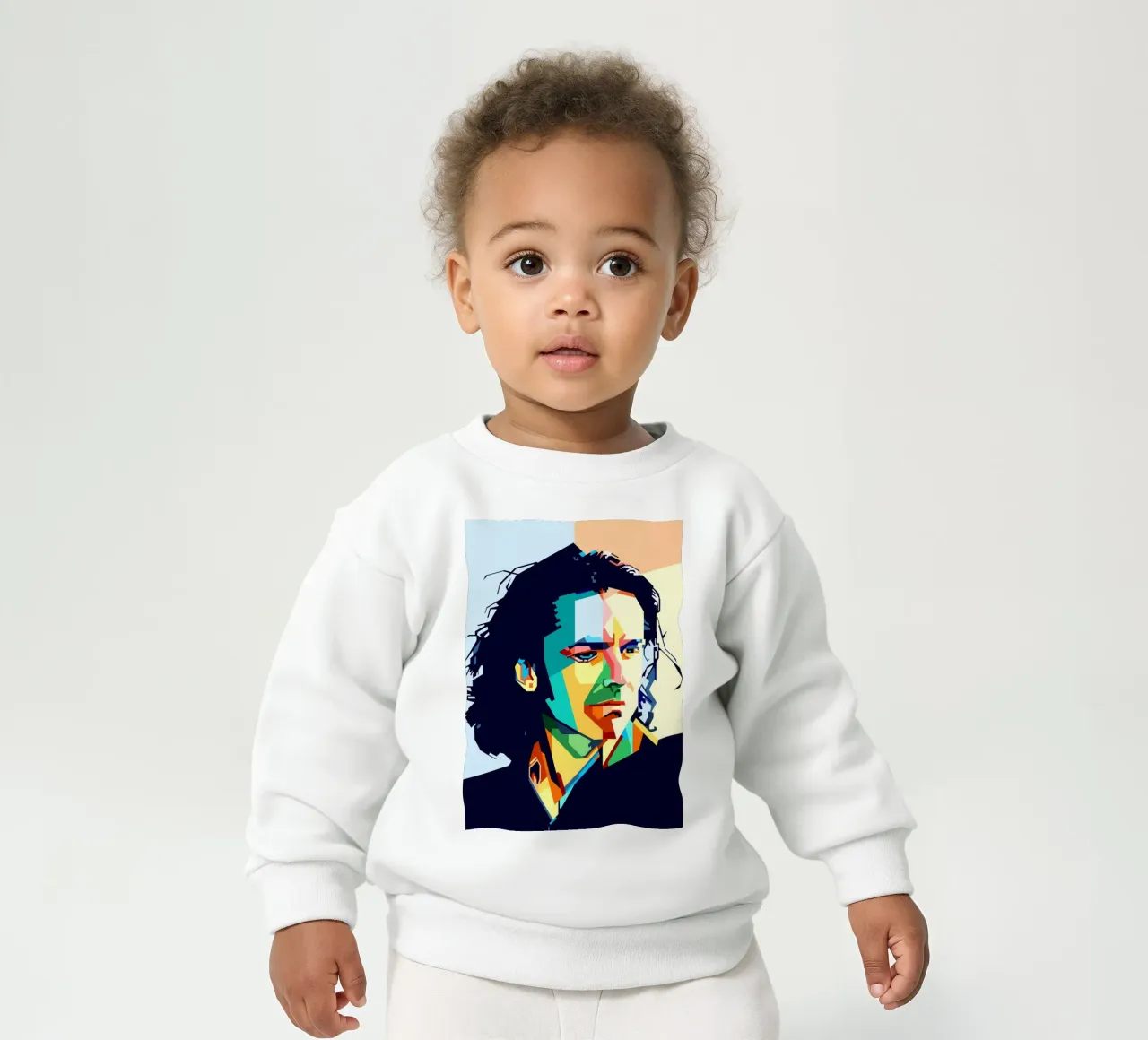 Steve Hogarth Popart WPAP Baby Sweatshirt von SW Artwork