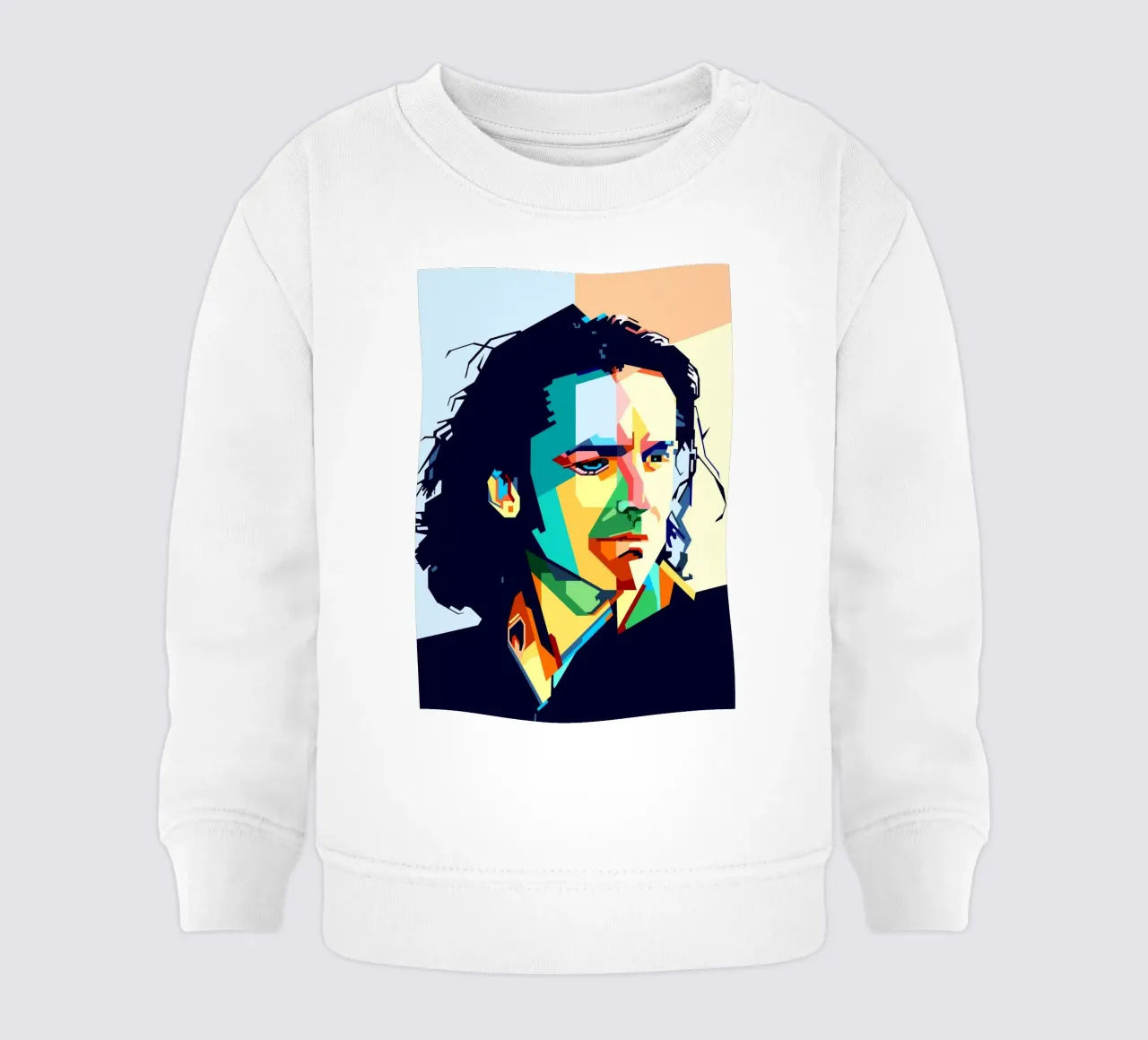 Steve Hogarth Popart WPAP Baby Sweatshirt von SW Artwork