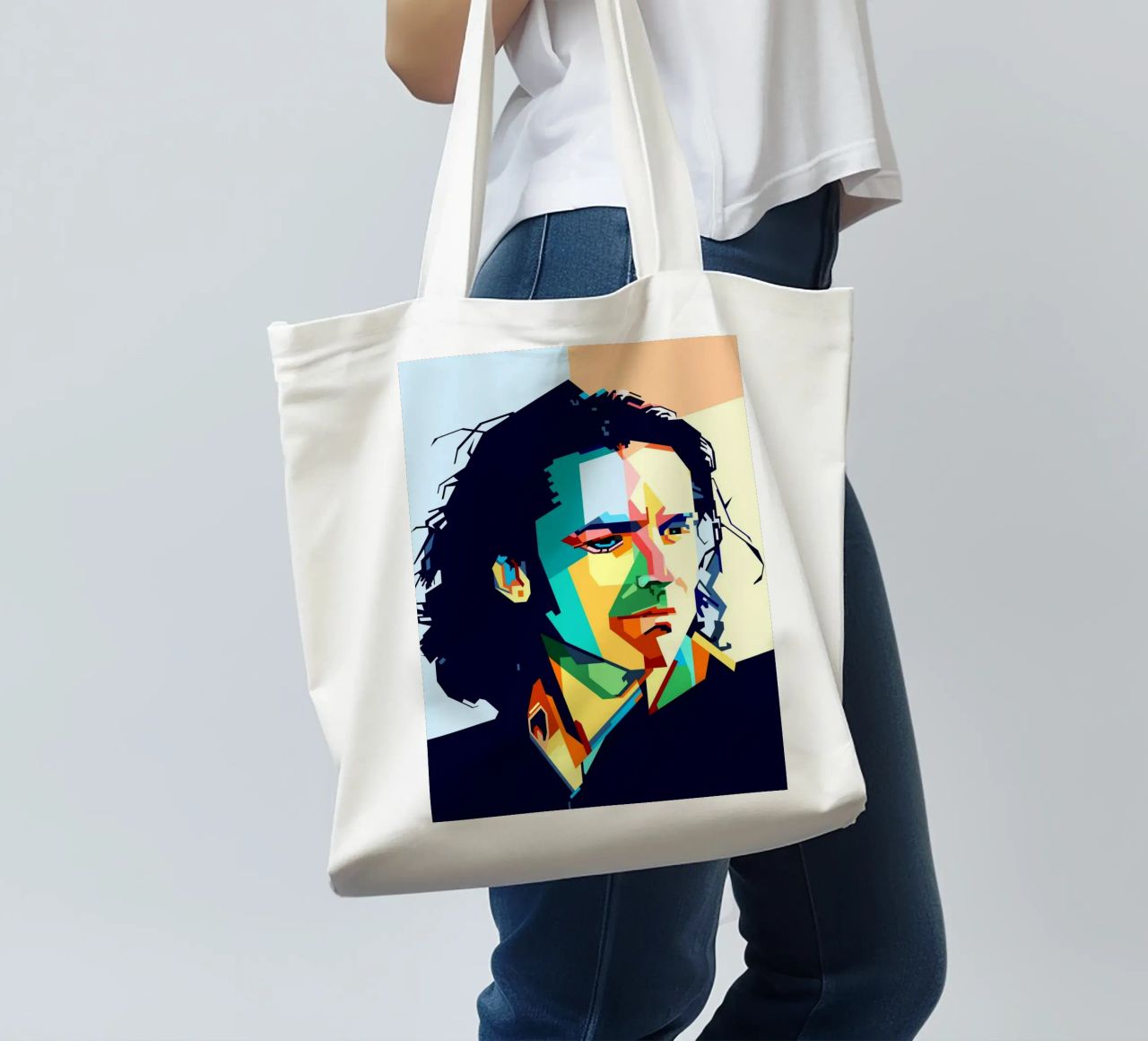 Steve Hogarth Popart WPAP borsa in juta da SW Artwork