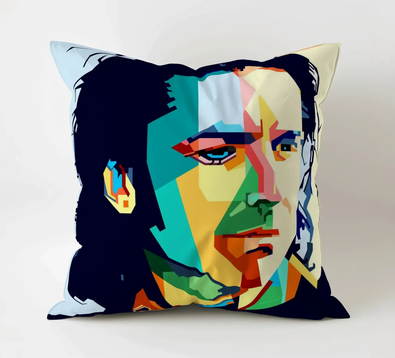 Steve Hogarth Popart WPAP Kissen von SW Artwork