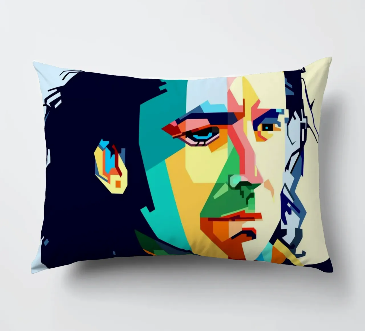 Steve Hogarth Popart WPAP Kissen von SW Artwork