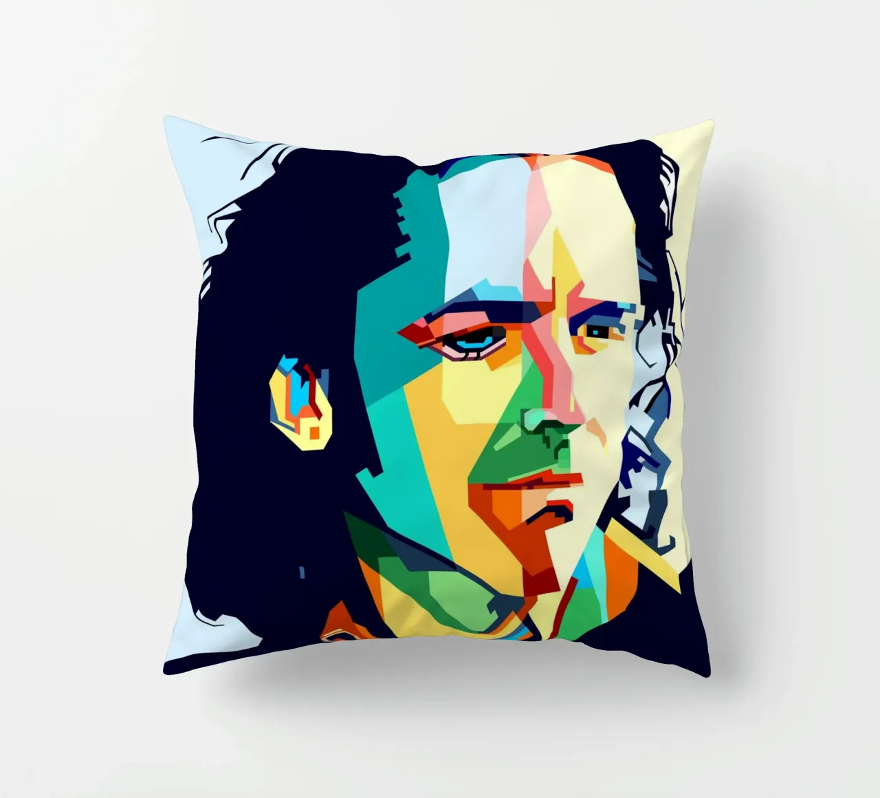 Steve Hogarth Popart WPAP Kissen von SW Artwork
