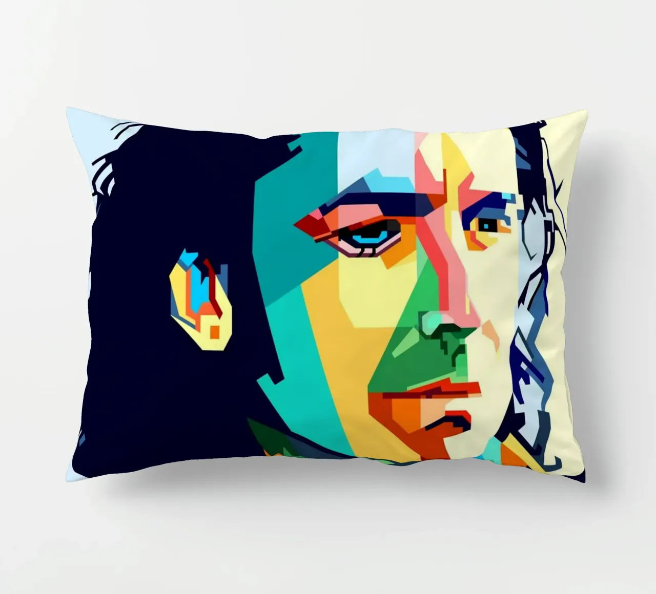 Steve Hogarth Popart WPAP Kissen von SW Artwork