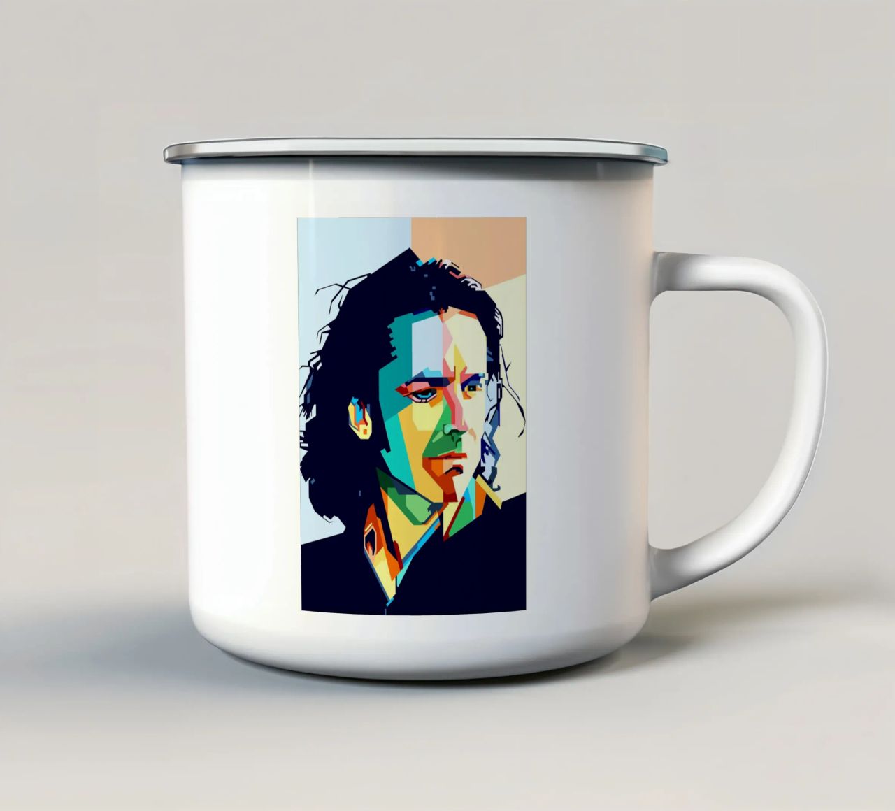 Steve Hogarth Popart WPAP tazza in smalto da SW Artwork
