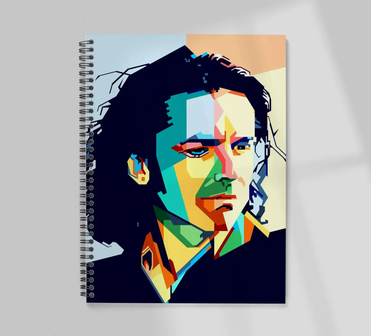 Steve Hogarth Popart WPAP spiral notebook by SW Artwork