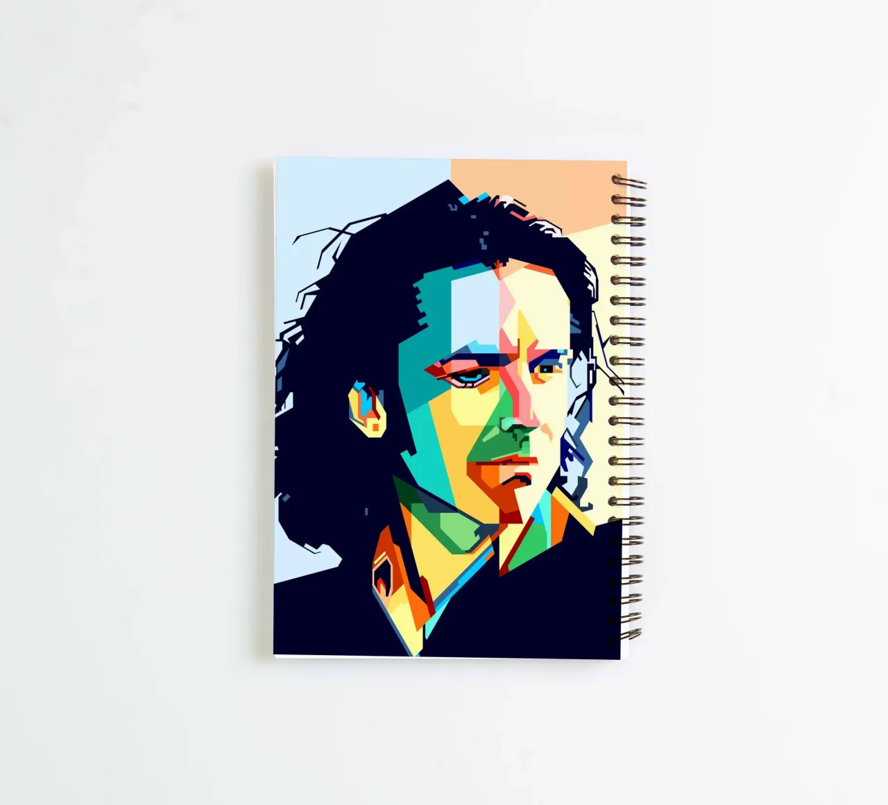 Steve Hogarth Popart WPAP spiral notebook by SW Artwork