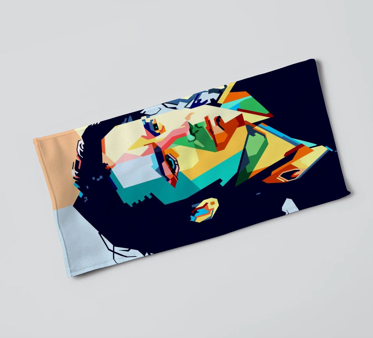Steve Hogarth Popart WPAP towel by SW Artwork
