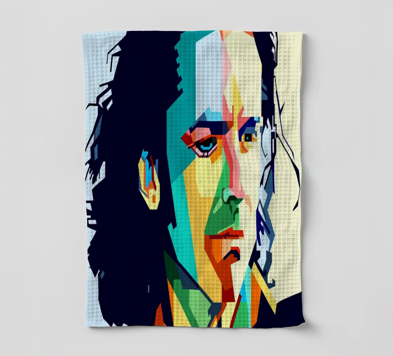Steve Hogarth Popart WPAP Geschirrtuch von SW Artwork