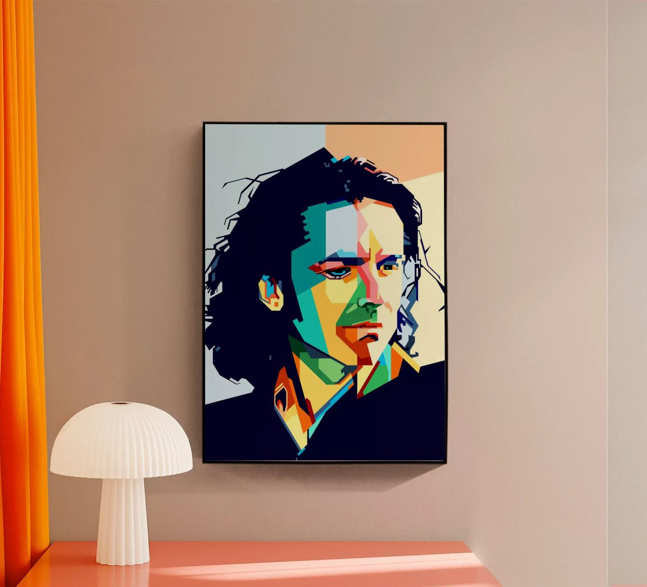 Steve Hogarth Popart WPAP plexiglass da SW Artwork