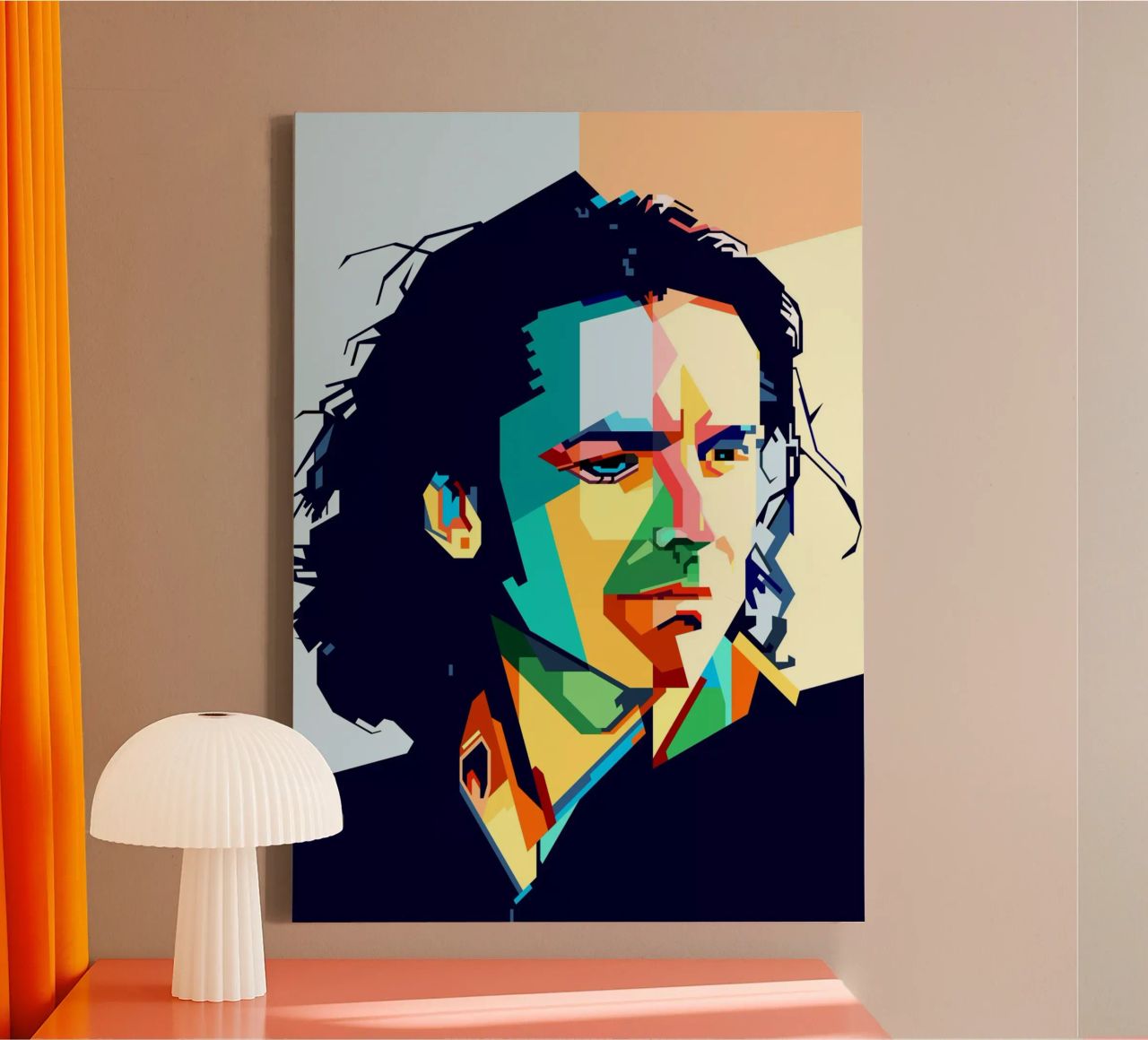 Steve Hogarth Popart WPAP tela da SW Artwork