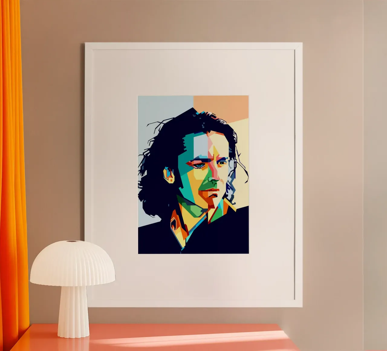 Steve Hogarth Popart WPAP hahnemühle by SW Artwork