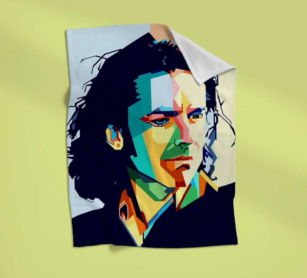 Steve Hogarth Popart WPAP coperta in pile da SW Artwork