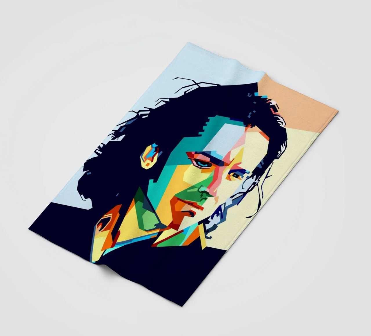 Steve Hogarth Popart WPAP coperta in pile da SW Artwork