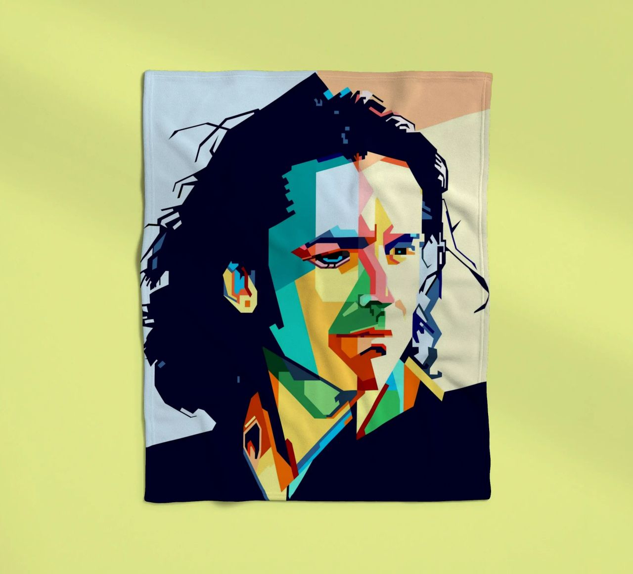 Steve Hogarth Popart WPAP coperta in pile da SW Artwork