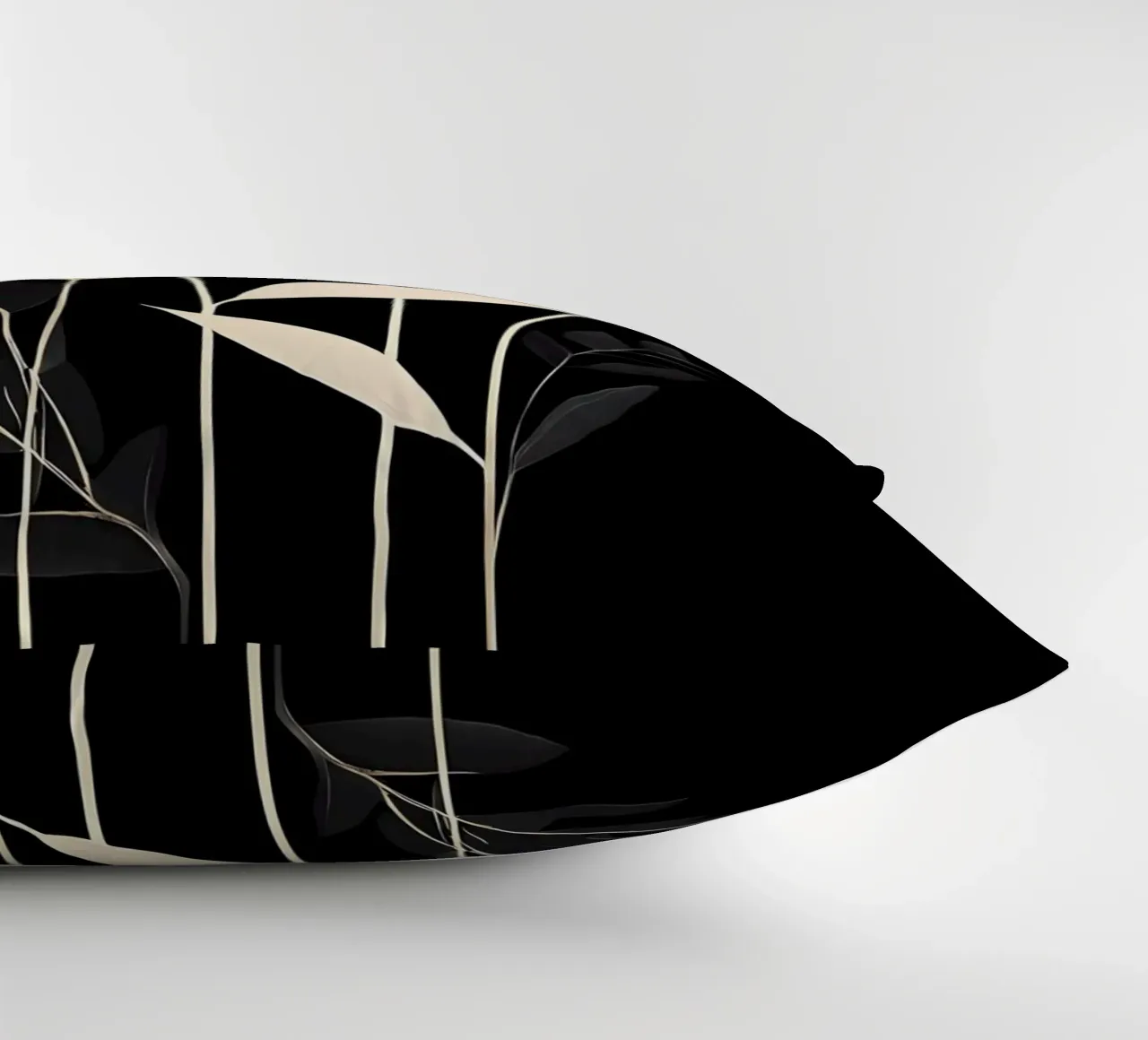 Foglie botaniche minimaliste cuscino da Artistic-shop