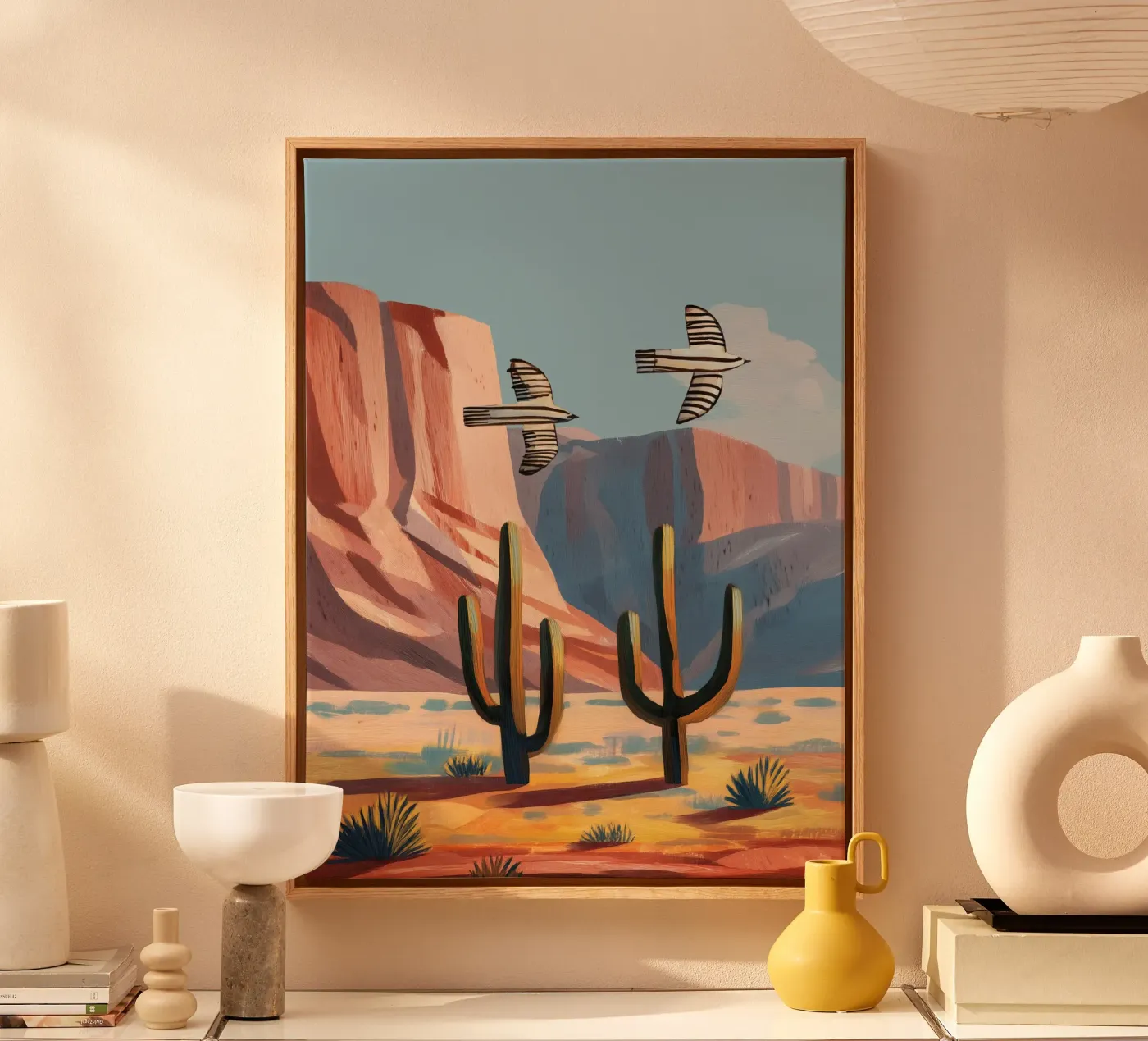 Desert Flight canvas van Solenne West