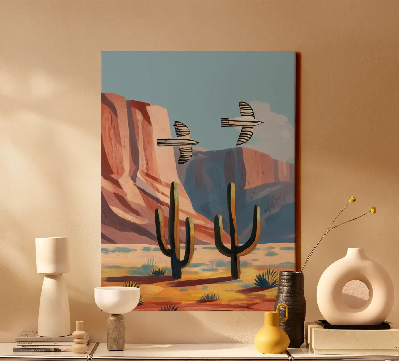 Desert Flight canvas van Solenne West
