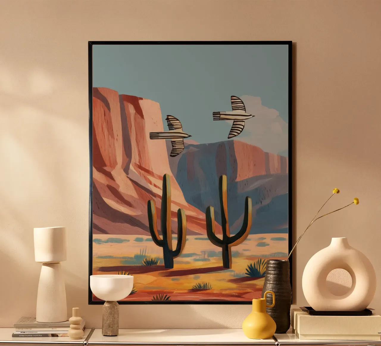Desert Flight poster da Solenne West
