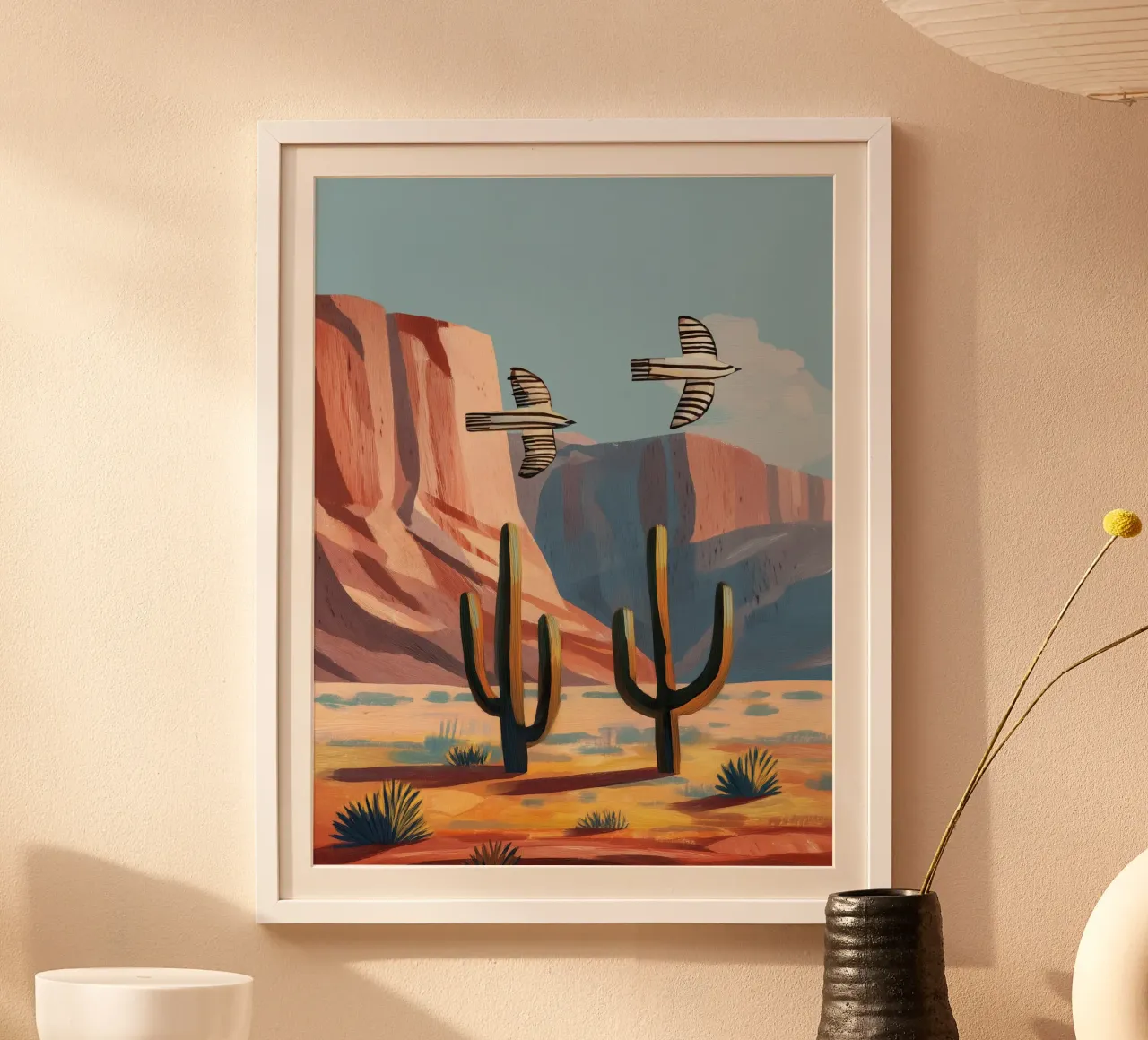 Desert Flight poster da Solenne West