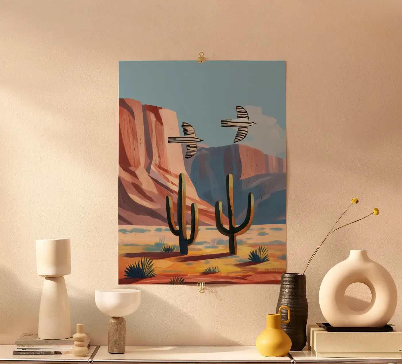 Desert Flight poster da Solenne West