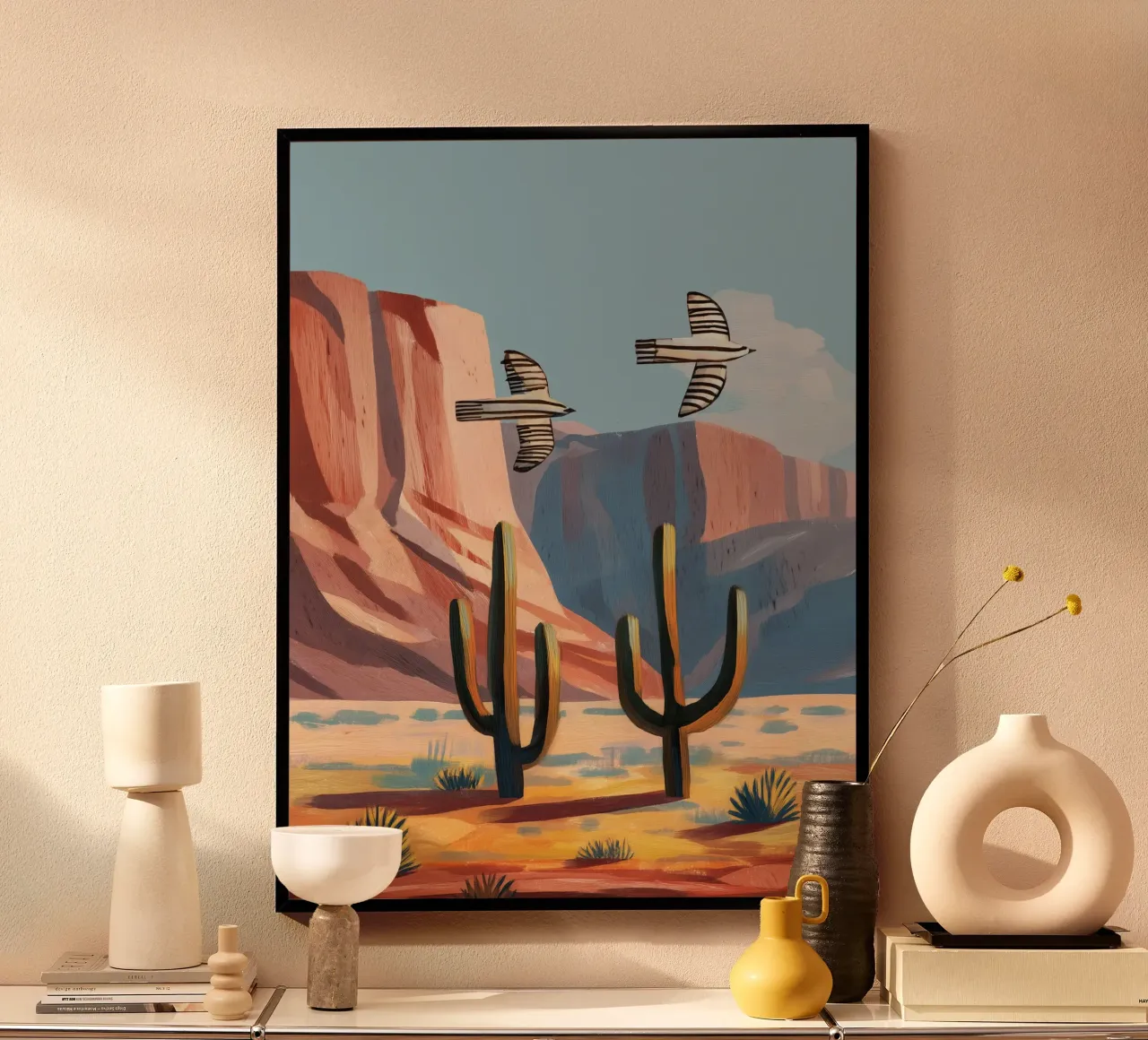 Desert Flight poster da Solenne West