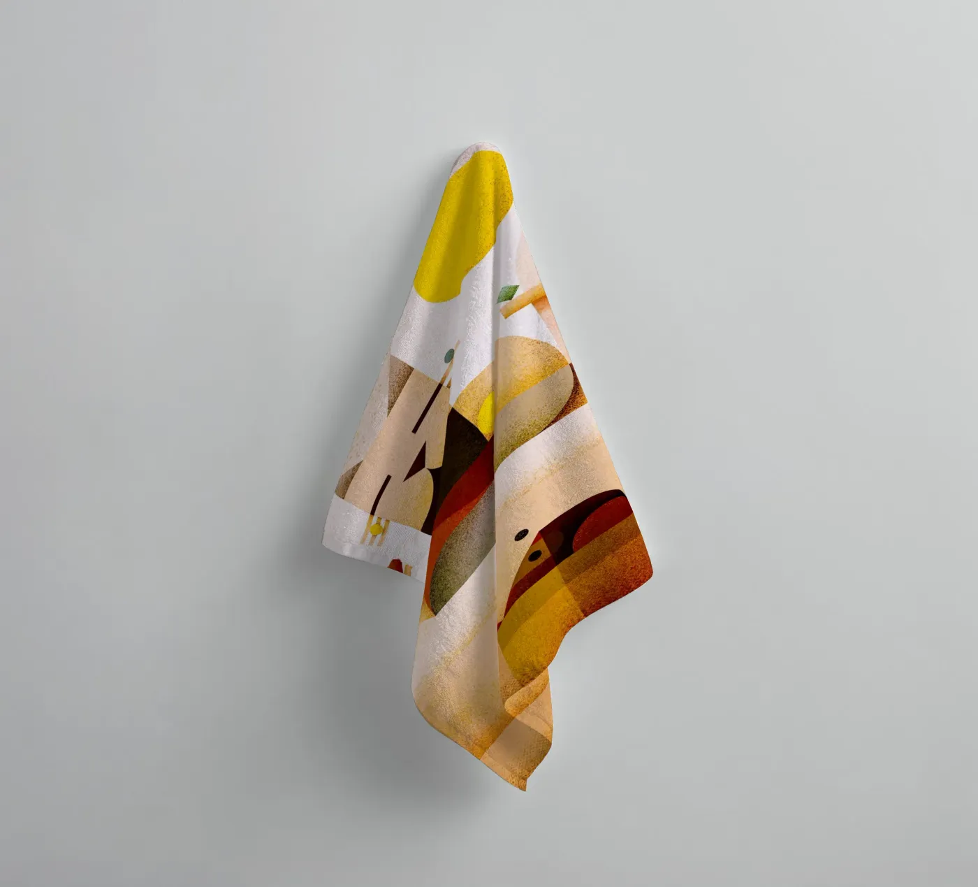 Zen master badhanddoek van Antony Squizzato