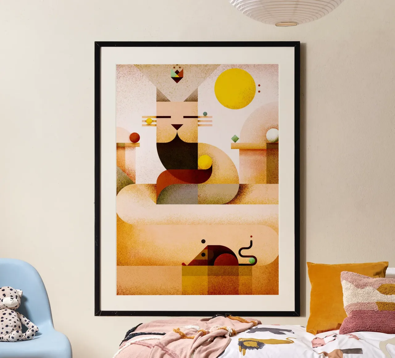 Zen master poster con telaio in alluminio da Antony Squizzato