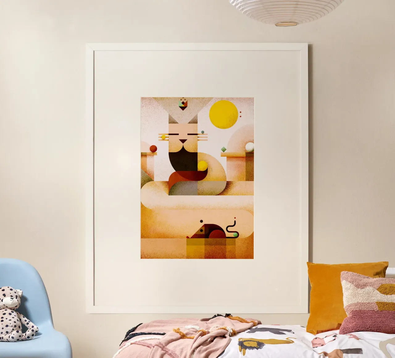 Zen master poster con telaio in alluminio da Antony Squizzato