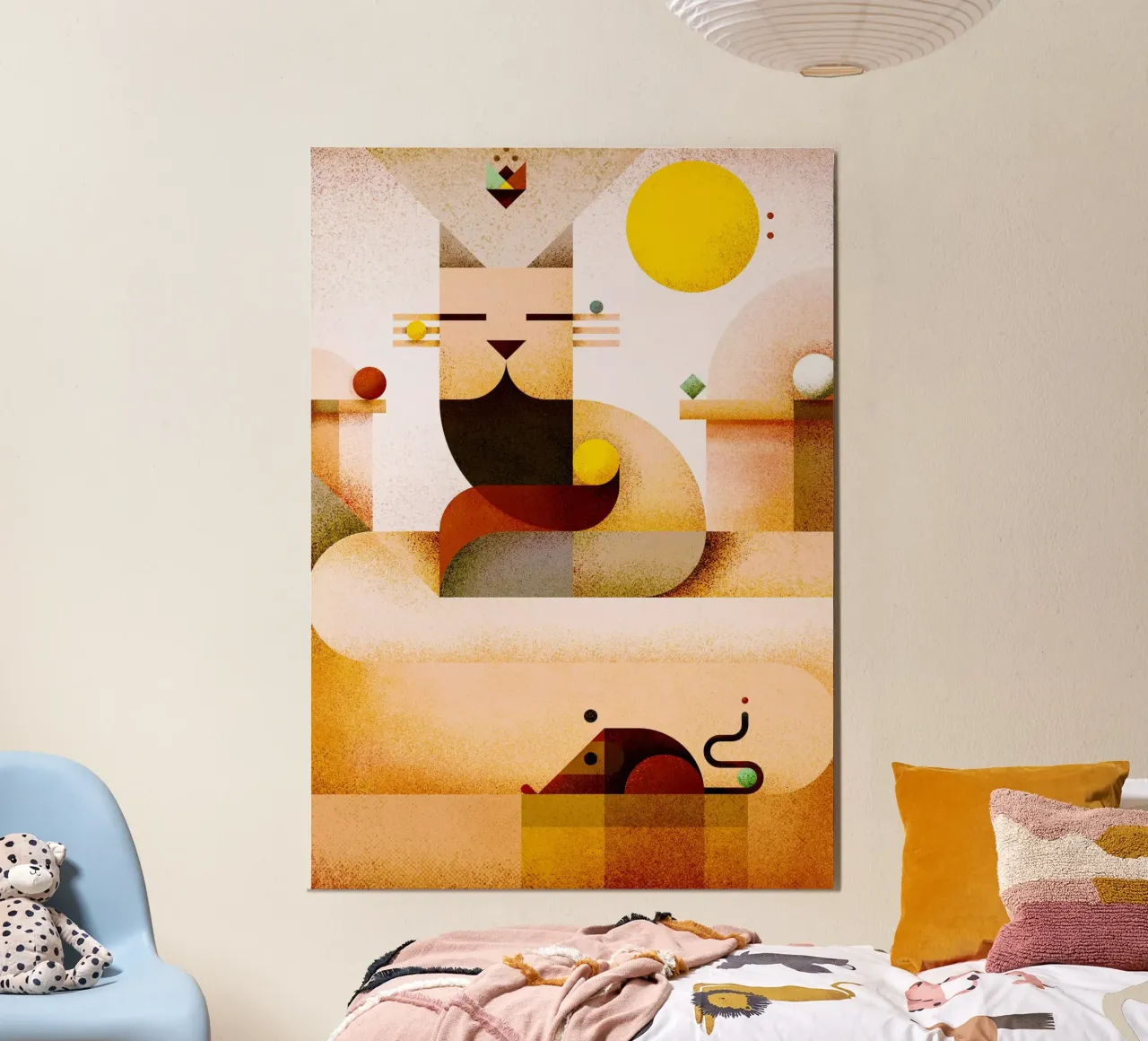 Zen master poster con telaio in alluminio da Antony Squizzato