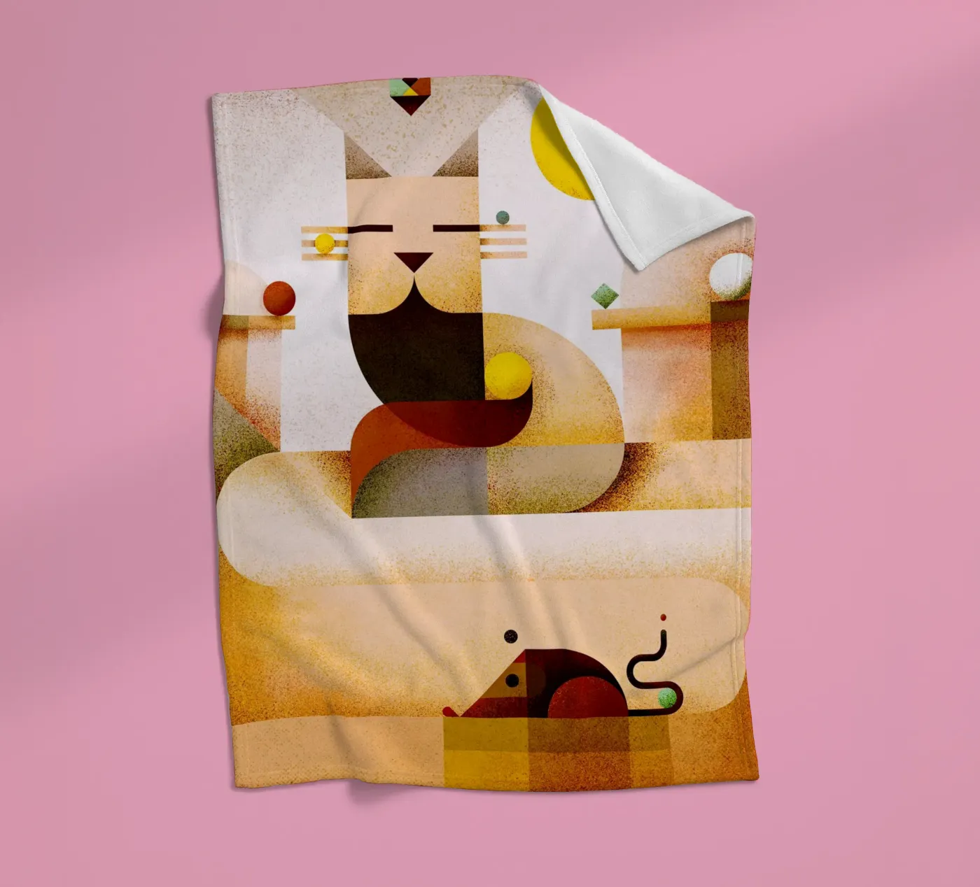 Zen master Fleecedecke von Antony Squizzato