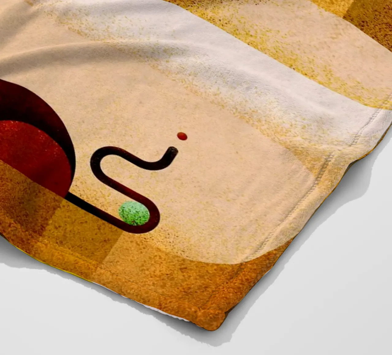 Zen master Fleecedecke von Antony Squizzato