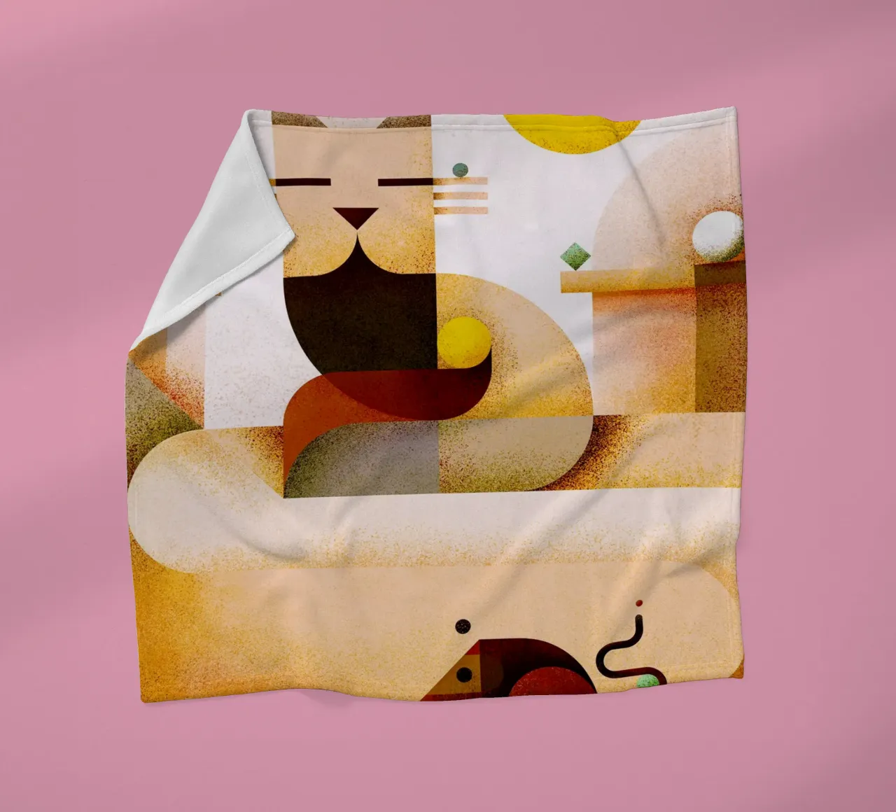 Zen master Fleecedecke von Antony Squizzato