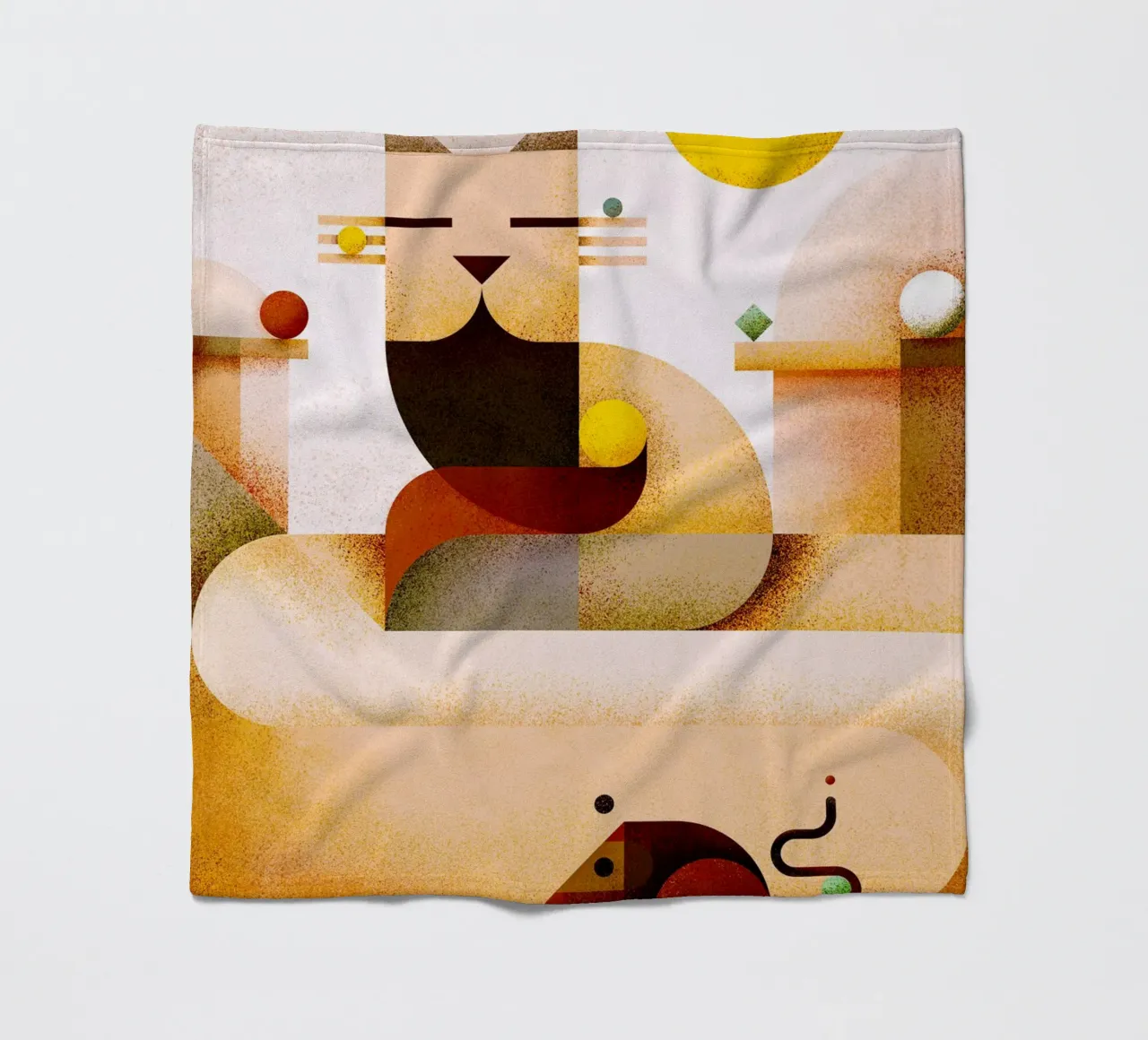 Zen master Fleecedecke von Antony Squizzato