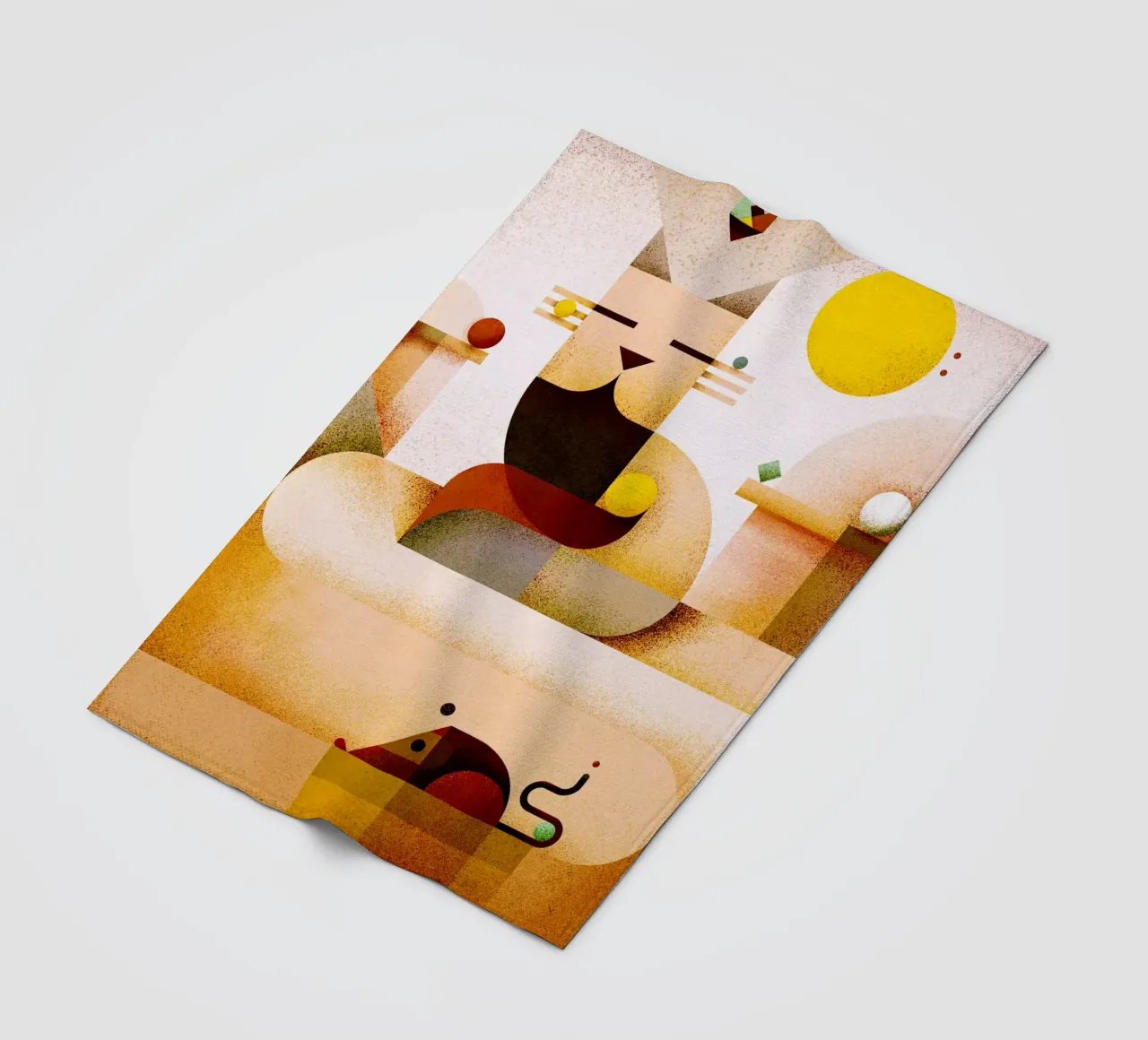 Zen master Fleecedecke von Antony Squizzato