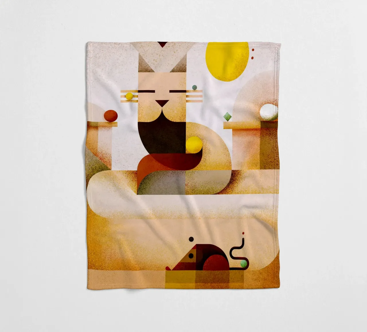 Zen master Fleecedecke von Antony Squizzato