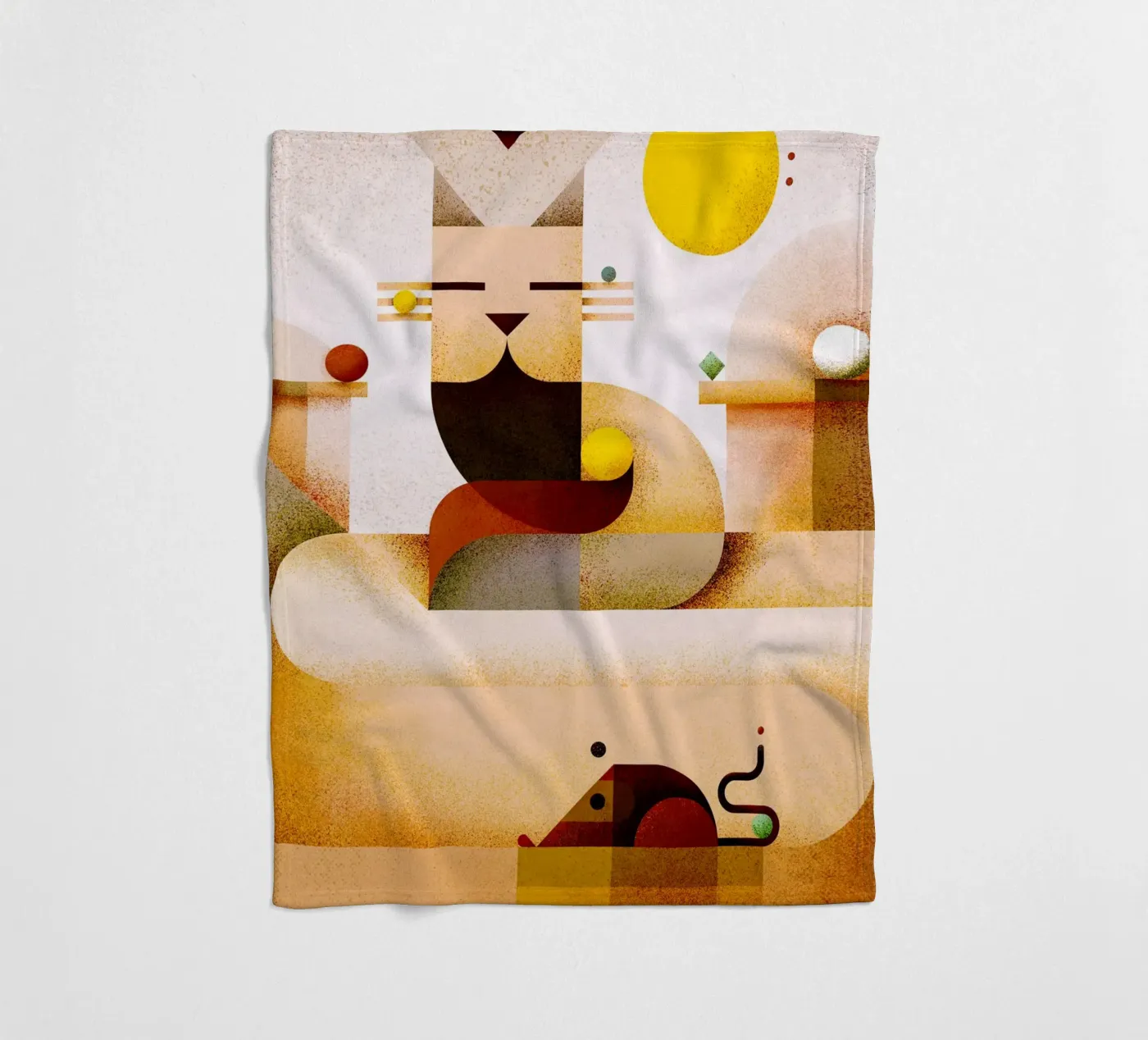 Zen master Fleecedecke von Antony Squizzato