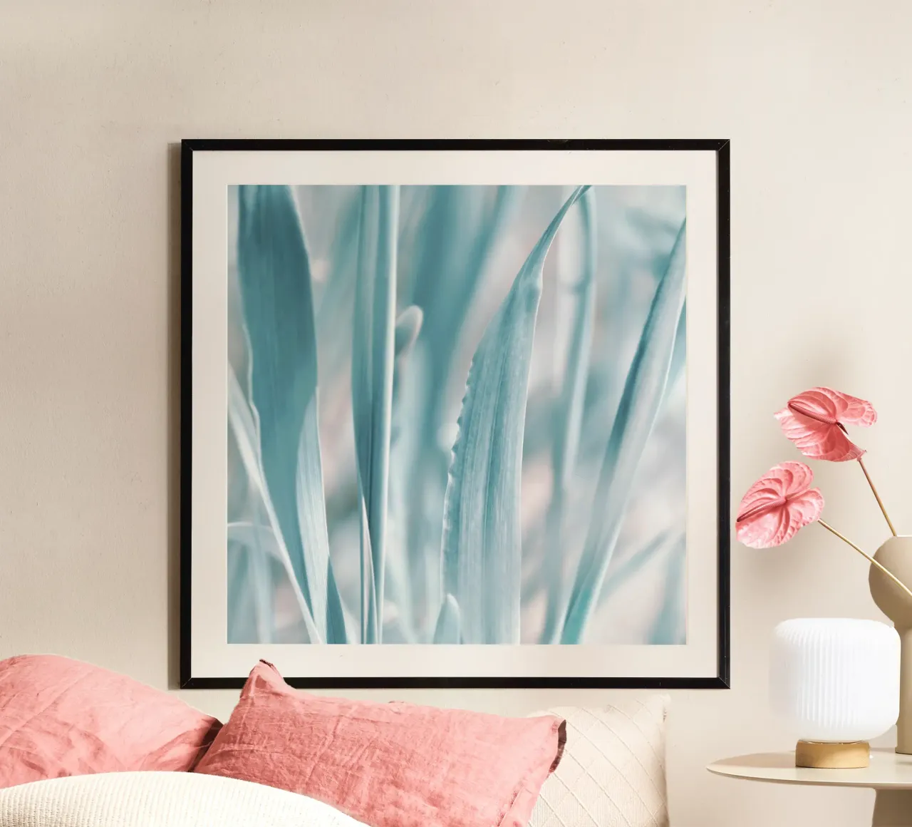 Foglie blu poster da Atteloi