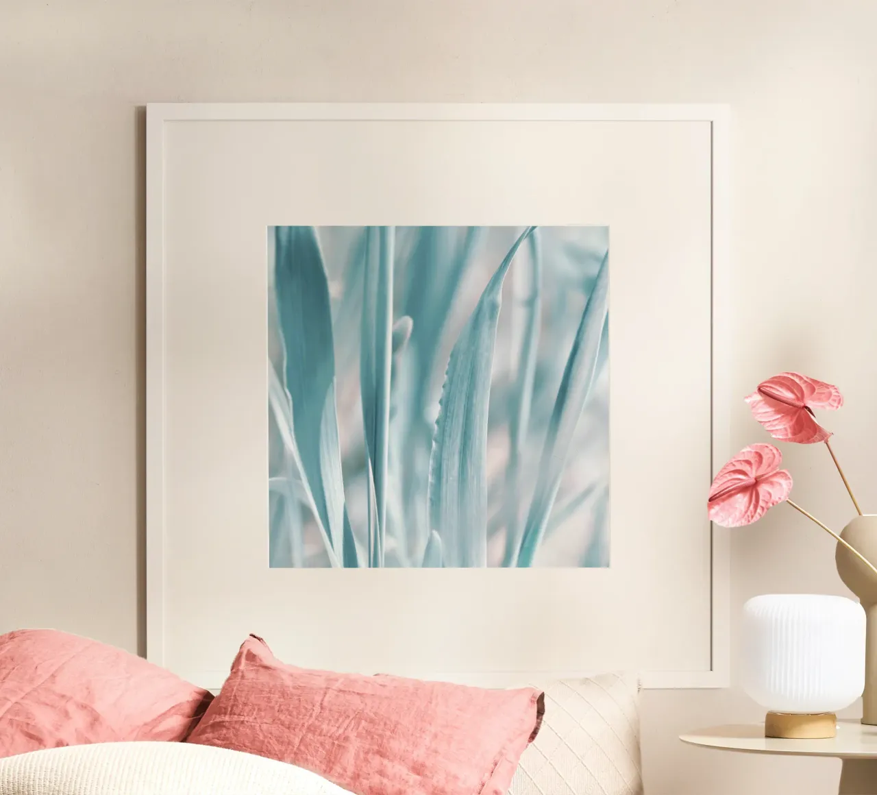 Foglie blu poster da Atteloi