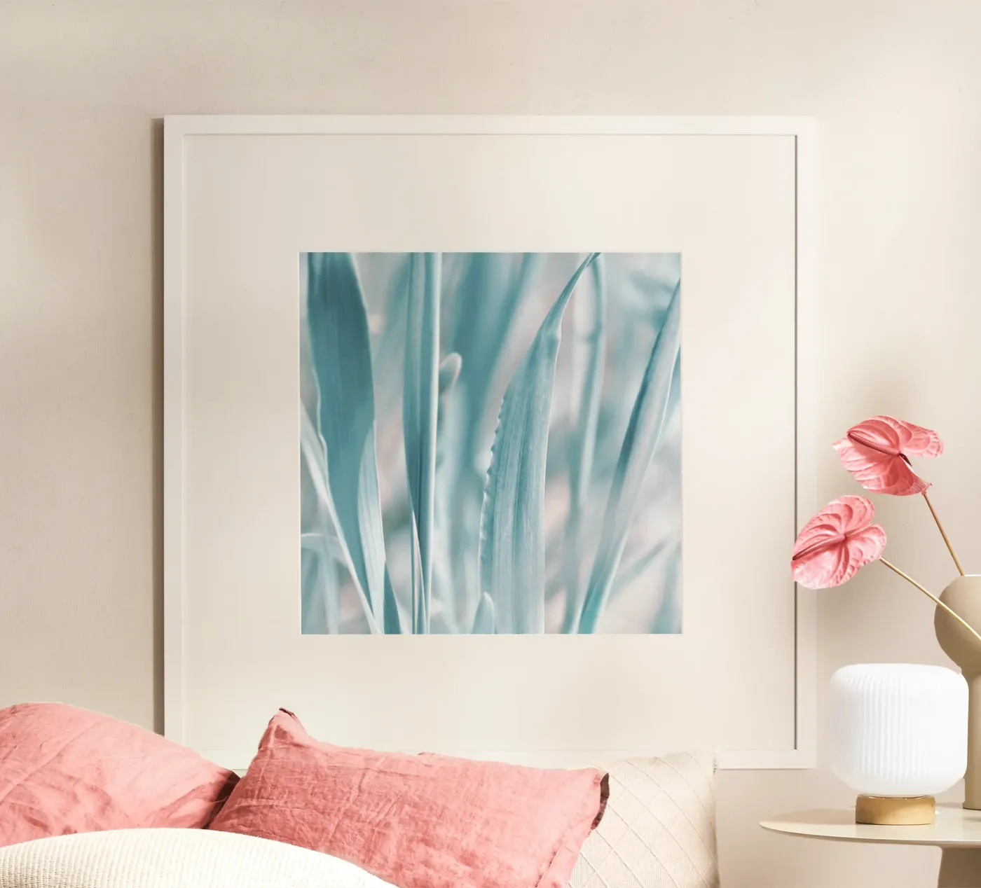 Foglie blu poster da Atteloi