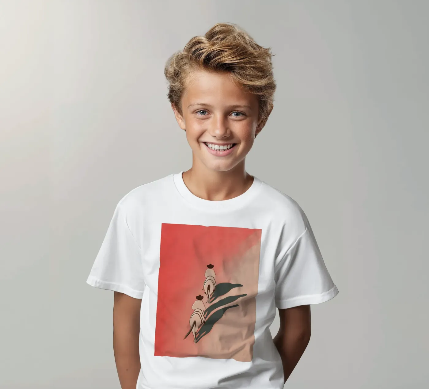 Two Riders t-shirt bambini da Solenne West