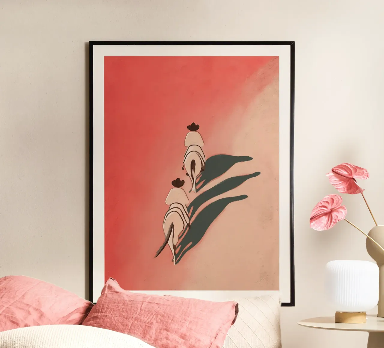 Two Riders poster by Solenne West