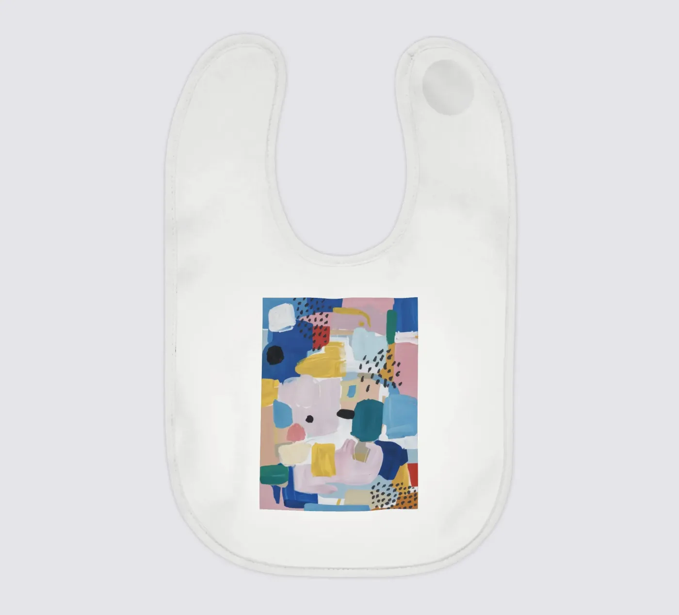 Patchwork abstrait texturé bavoir de Solace Light