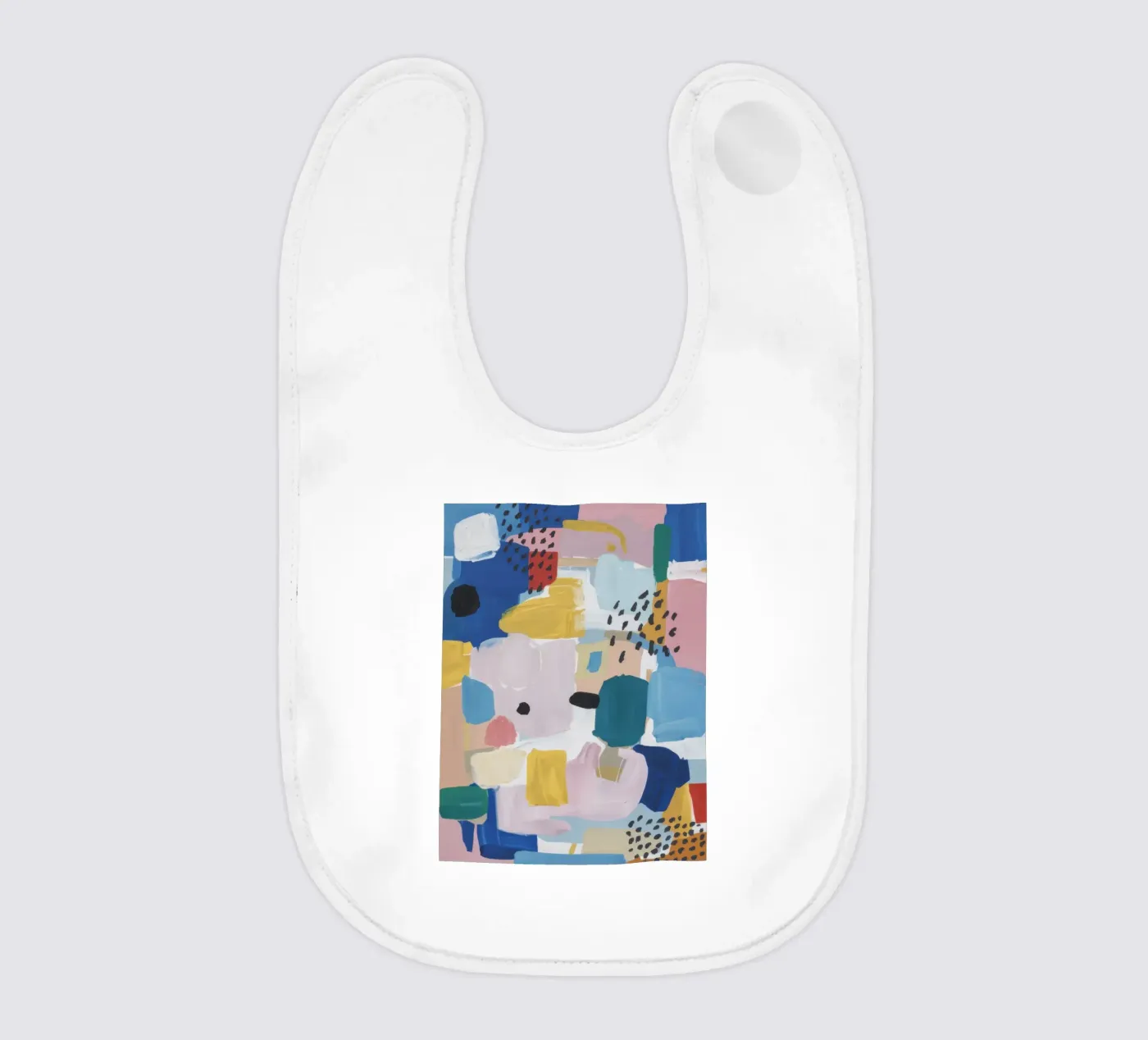 Patchwork abstrait texturé bavoir de Solace Light