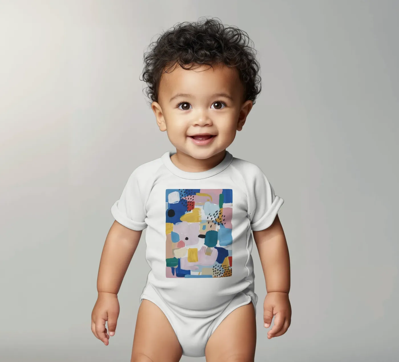 Textured Abstract Patchwork body bébé de Solace Light