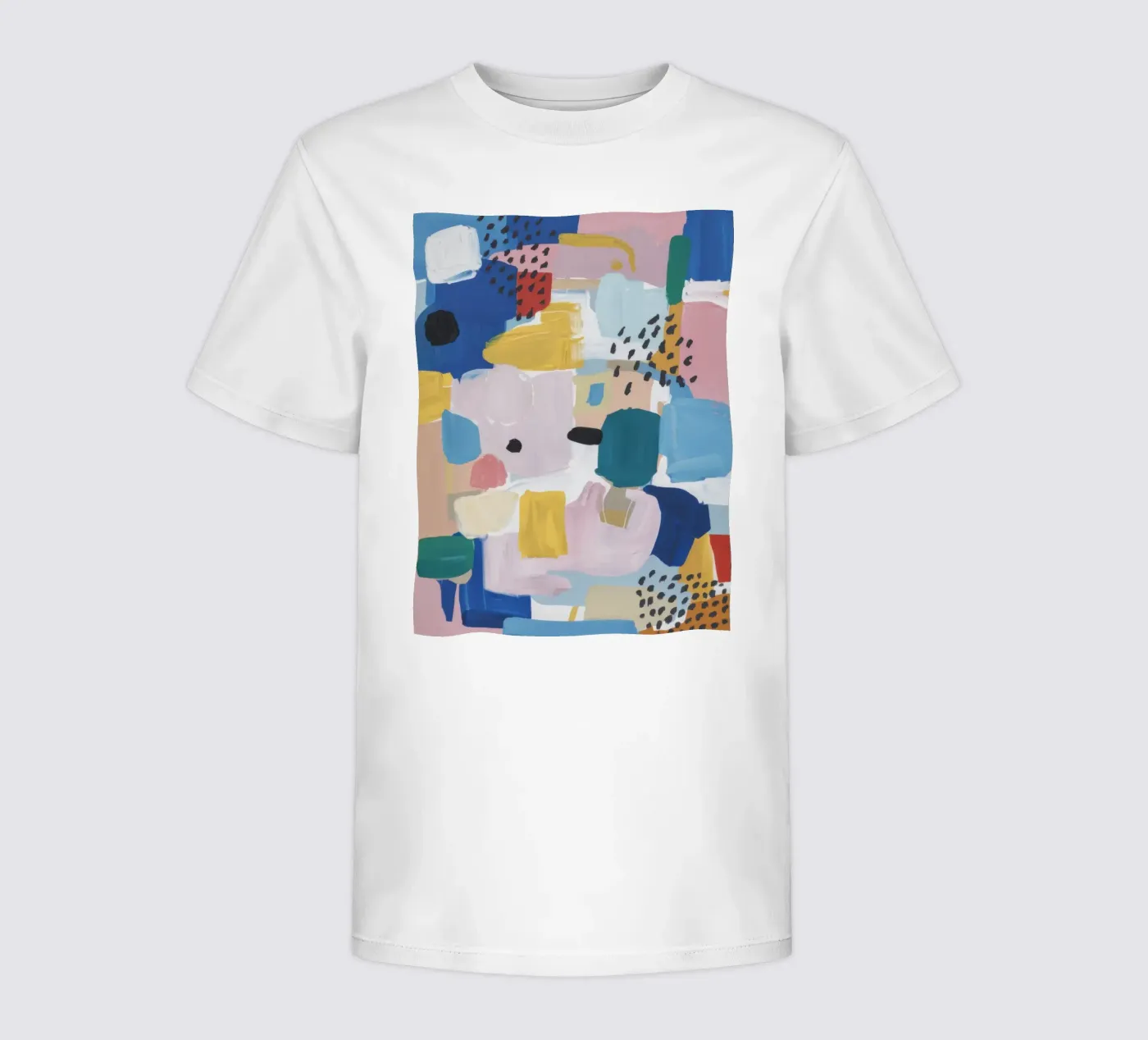 Patchwork abstrait texturé t-shirt enfant de Solace Light
