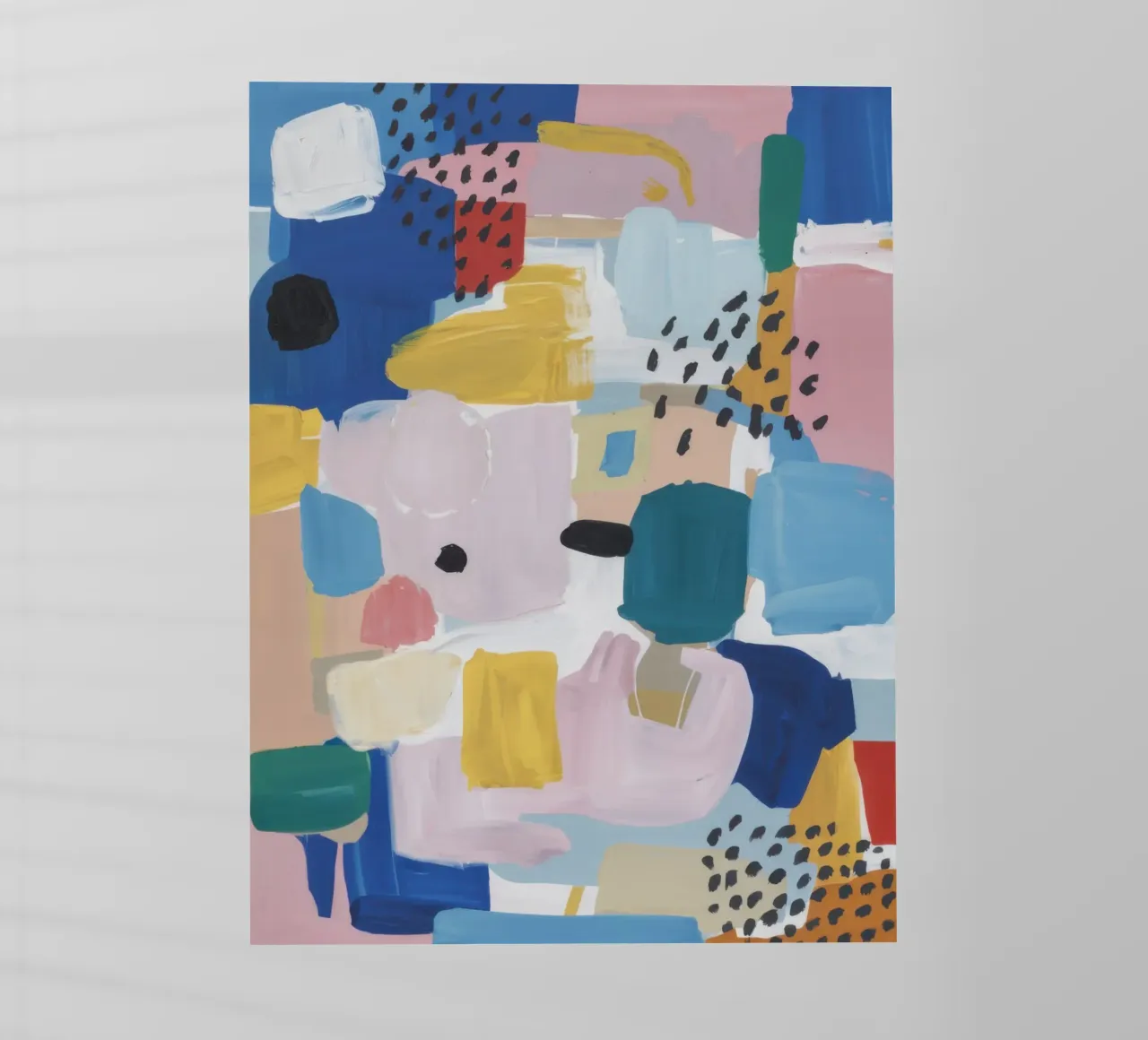 Gestructureerd abstract patchwork backlit folie van Solace Light