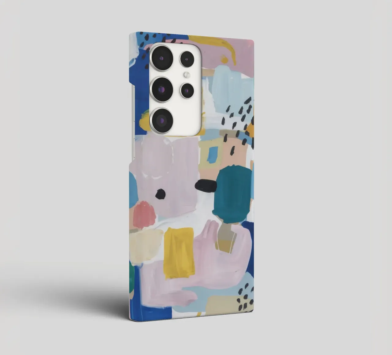 Patchwork abstrait texturé coque samsung de Solace Light