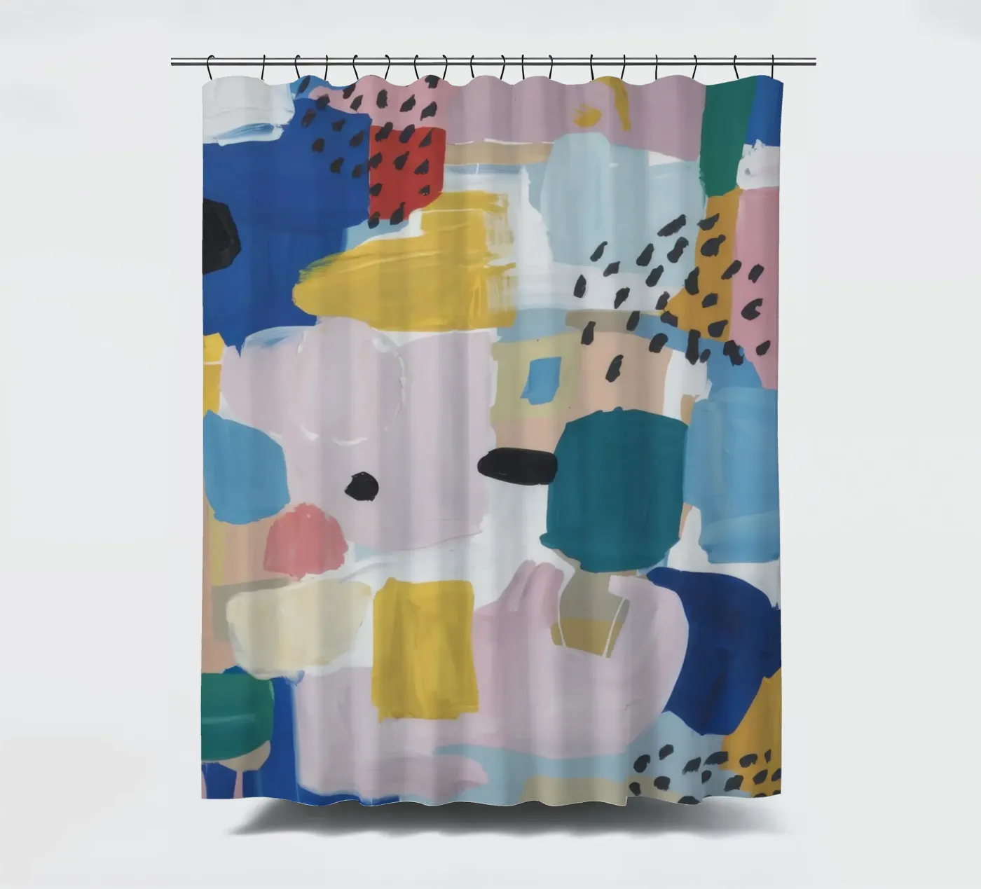 Textured Abstract Patchwork rideau de douche de Solace Light